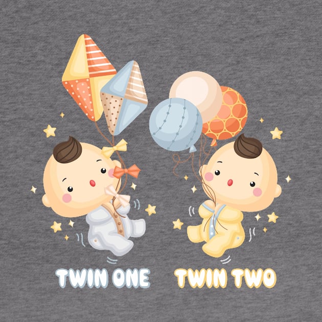 Twins baby boys by KOTOdesign